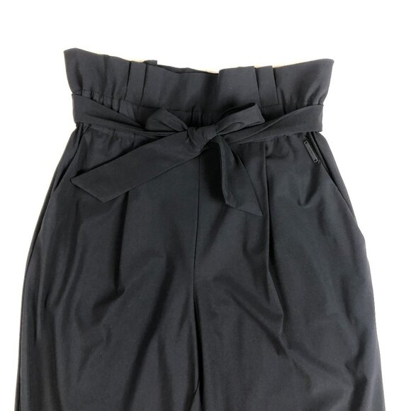 ONA by YOON CHUNG Paper Bag Stretch Pant Black NWT - Picture 6 of 11